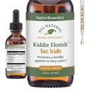Native Remedies Kiddie Florish - Tutto Natural Herbal Supplement Promuove un appetito sano in Picky Eaters - 59 mL