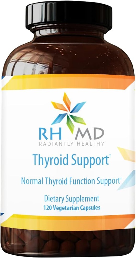 Supporto tiroide RHMD - Supporto normale della funzione tiroide - Supplemento (120 capsule vegetariane)