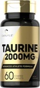 Carlyle Taurine 2000mg | 60 Caplets | Supplemento aminoacido | Doppio carico | Vegetariano, Non OGM & Gluten Free