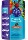 NaturVet Evolutions Probiotici & Superfoods 90ct Soft Chews for Dogs - Prebiotici & Probiotic Blend, Enzimi Digestivi, Bone Broth, Omega's - Nourishes Natural Gut Bacteria and Intestinal Microflora