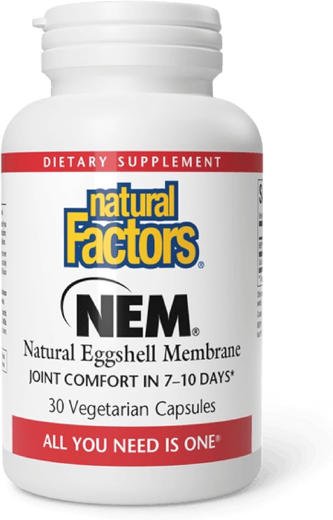 Fattori naturali, Membrana naturale NEM, Promuove il comfort congiunto e la flessibilità, 30 capsule