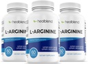 L-Arginina Plus: Calcium, Niacin, L-Arginina Blend, L-Citrulline Complex & Beta Alanine - 180 Capsule (3 Pack)