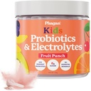 Polvere di probiotici ed elettroliti per bambini - Polvere di elettrolita per l'idratazione, il supporto digestivo e immunitario - Probiotici con minerali essenziali - Polvere di elettroliti senza zucchero per bambini attivi