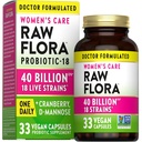 Probiotici per la Verità della Natura per le Donne | 40 miliardi di CFU | 33 capsule vegane | con Cranberry & D-Mannose | Vegan & Gluten Vitamine Gratuite