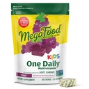 MegaFood Kids One Daily Multivitamin Soft Chews - Bambini Vitamine con Vitamina B, Vitamina C, Vitamina D & Vitamina E - Età 4+, Vegetariano, Fatto Senza 9 Allergeni Alimentari - Uva Flavor - 30 Chews