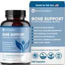 Supplemento di calcio per le donne e gli uomini - Citrato di calcio & Hydroxyapatite + Vitamina D3 K2 Magnesium Zinc & More per la salute completa del chiodo, 180 compresse