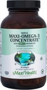 Maxi Salute Triple Omega-3 Concentrato - Olio di pesce -"1000 IU" Vitamina D3-90 capsule - Kosher