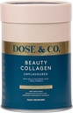 DOSE & CO. Collage di bellezza con acido ialuronico e vitamina C per capelli, pelle e unghie, non aromatizzato - 9oz Polvere supplemento