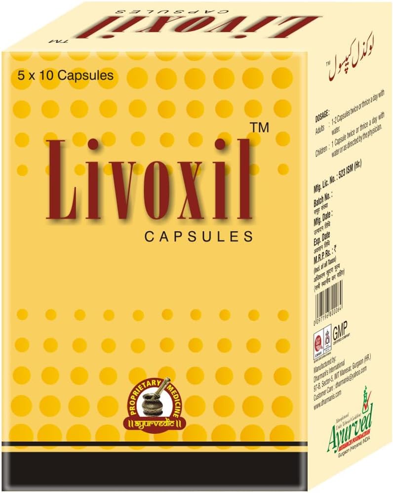 Livoxil Liver Cleanse Detox & Repair Fatty Liver Formula - Integratore naturale per la salute del fegato - 200 capsule