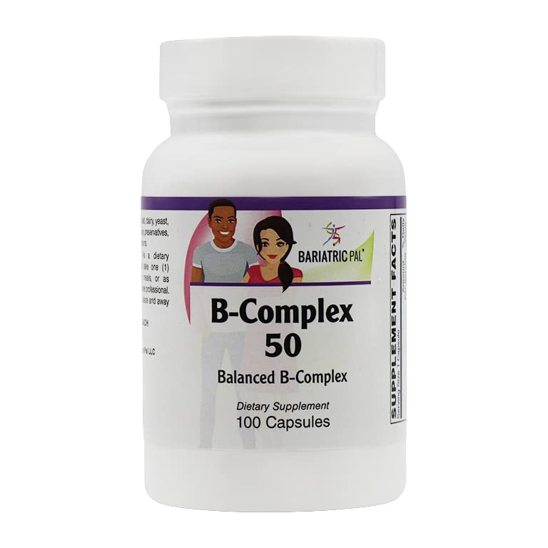 BariatricPal rilascio prolungato B-Complex 50 capsule vegetariane (100 conte)