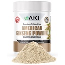 AKI American Ginseng Powder con 4% Ginsenosides - Ideale con Caffè, Beverages Like Smoothies - Confezione da 1 (1,5oz/42.5g)