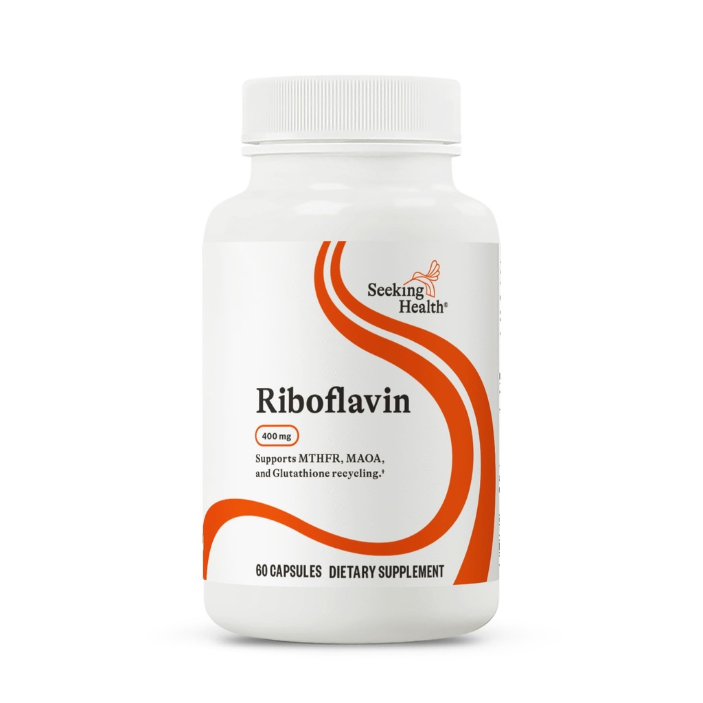 Alla ricerca di Riboflavina Salute - Vitamina B2 Supplemento per il supporto di metilazione - Supporto Metabolismo di Homocysteine con ingredienti antiossidanti - 400 mg, 60 capsule