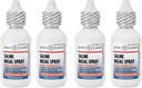 GeriCare Saline spray nasale 1.5 FL OZ cloruro di sodio idratante 0.65% (pacchetto di 4)