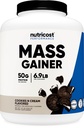 Nutricost Mass Gainer Cookies N Cream Flavor, 6.9 LBS, 50 Grammi di Protein Per Serving - Non OGM