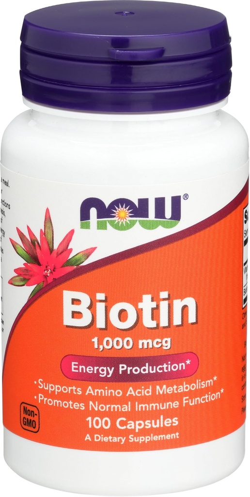 NOW Foods Biotin 1000 MCG - 100 capsule