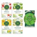 Medicinali tradizionali, pacchetto di varietà organiche per il benessere in quattro sapori rilassanti, include menta piperita, camomilla, isbisco, radice di dadelion arrosto, tè Buddy, 64 sacchetti di tè, (4 pacchetto)