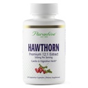 Paradise Herbs Hawthorn Berry, Active Whole Spectrum Extract, Super Potent, Ultra Pure, Vegan, Non OGM, Gluten Free, 60 capsule vegetariane