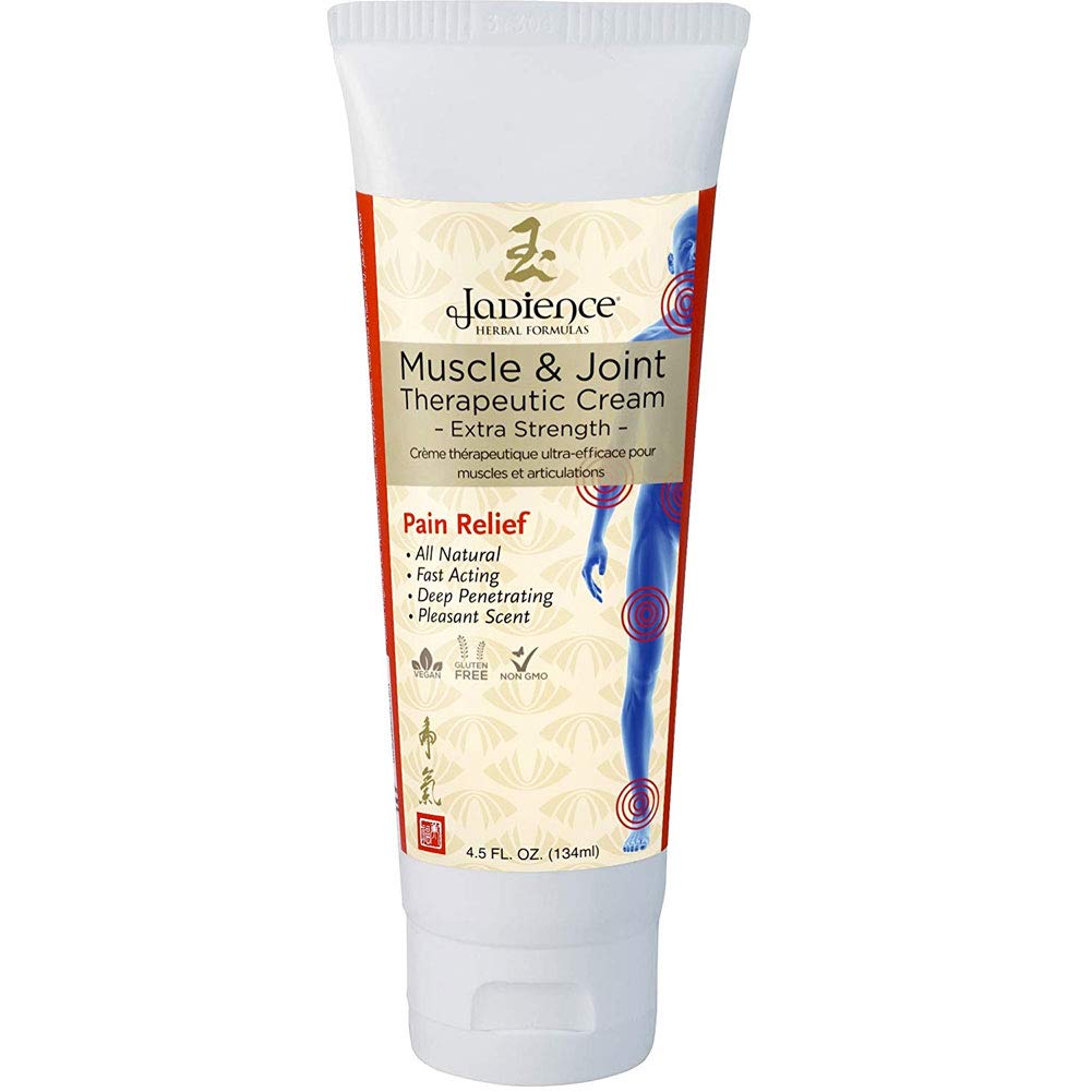 Jadience Muscle & Joint Therapeutic Pain Relief Cream Analgesic per Lower Back Neck Elbow Knee Muscle Arthritis Inflammation dolore sollievo e recupero Natural Eastern Royal Asian Family Formula 4.5 oz