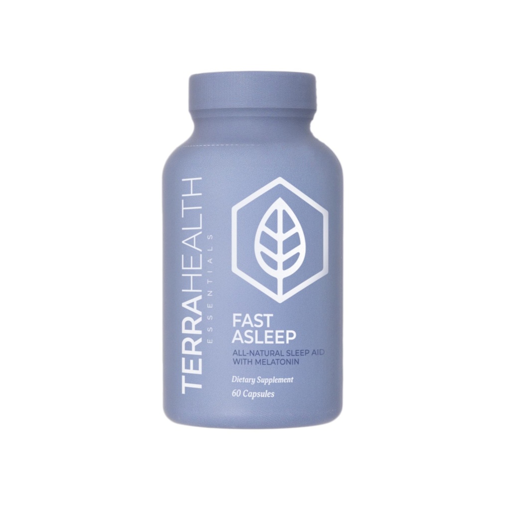 Terra Heath Essentials Fast Asleep - Supporto per il sonno, aiuta con l'insonnia & Restlessness - Tutto naturale, alimentazione di 30 giorni