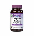 Bluebonnet Nutrition L-Arginina 500mg/L-Orinithine 250mg, Supporta Metabolismo Proteine*, Soia-Free, Senza Glutine, Non OGM, Certificato Kosher, Vegan, 100 capsule vegetali