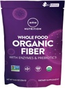MRM Nutrition Whole Food Organic Fiber | con enzimi + prebiotici | Insolubili + fibre solubili | Salute digestiva + Regolarità | 6g Fibra per porzione | 32 Serve