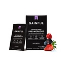 Gainful Pre Workout Powder con Creatina, Caffeina Free Clean Energy, L Citrulline e Beta Alanine per Endurance, BCAA Blend per il recupero del muscolo, Vegan, Non OGM, Wild Berry, 10 Servings