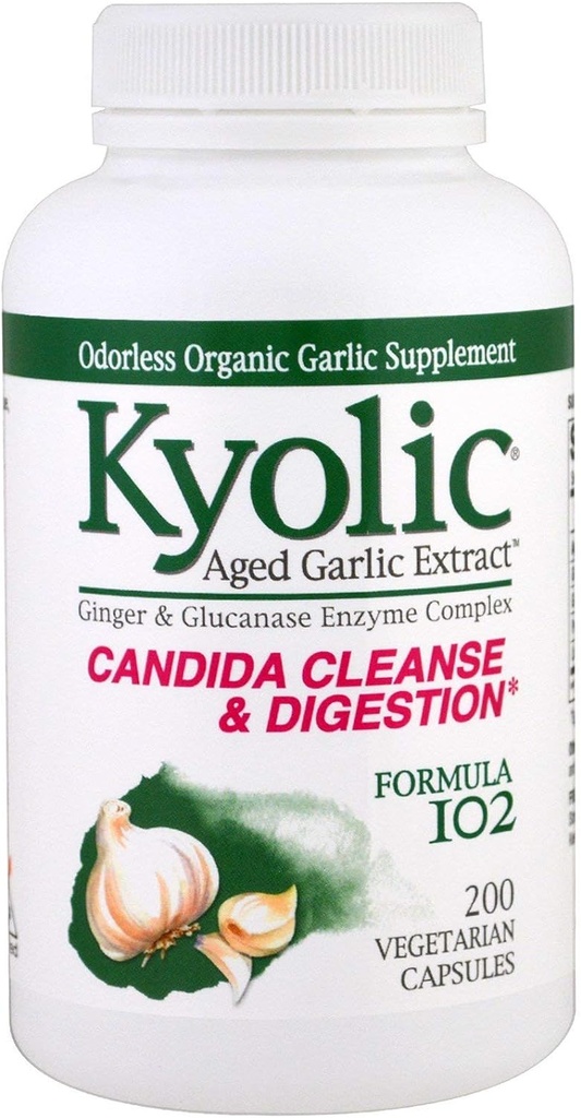 Kyolic #102 Aglio W/Enzyme Veg 200 Cap