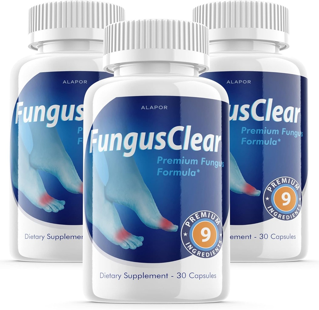 (3 Pack) Fungus Clear - Pillole Probiotiche, Anticipazione Formula Fungusclear Capsule, Max, per 90 giorni di alimentazione.