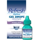 Gel ottico rinfrescante gocce lubrificante per occhi secchi, sterile da 0,3 Oz