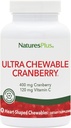 NaturesPlus Ultra Chewable Cranberry - 90 Love Berries Tablets, Confezione da 2 - Promuove la salute del tratto urinario - Non-GMO, senza glutine - 90 Total Servings