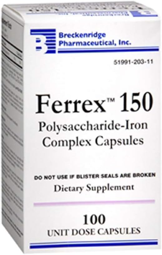 FERREX 150 Polusaccharide-Iron complesso capsule 100 Conte