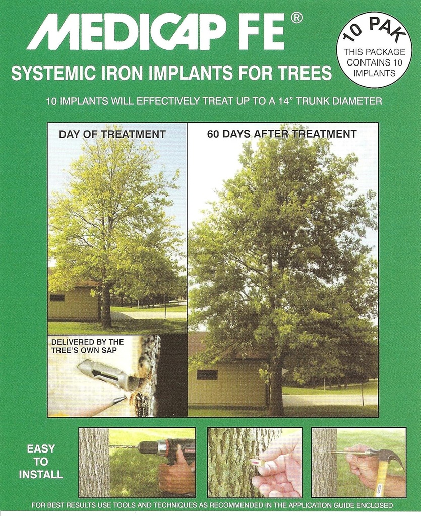 FE1210 impianto albero di ferro sistematico, confezione da 10