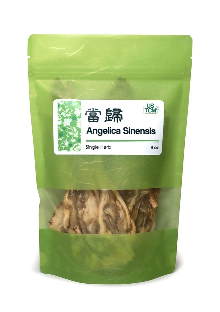Nuovo Packaging Angelica Sinensis Root, Dang GUI Pian, Dong Quai Cut Slice 当归 4 oz.