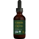 Integratore di curcumina organica di guarigione globale con l'estratto di pepe nero Gocce liquide per sostenere il sollievo comune di mobilità e la salute digestiva Multi supplemento di curcuma- 2 Fl Oz