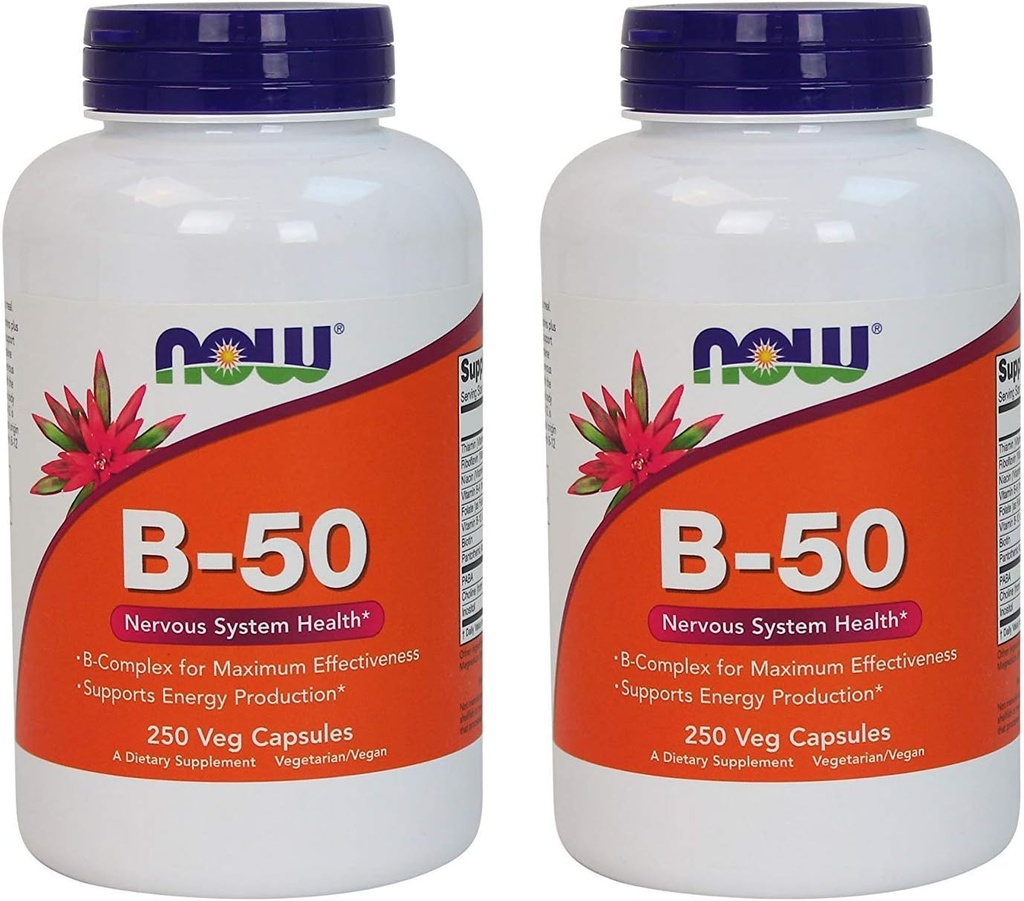 Ora Cibi, B-50, 250 capsule di Veg (confezione di 2)