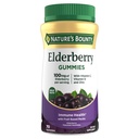 Gummie di sambuco, Integratore alimentare, Supporta la salute immunitaria, Contiene vitamina A, C, D, E e Zinco, 100 mg, 70 Gummies