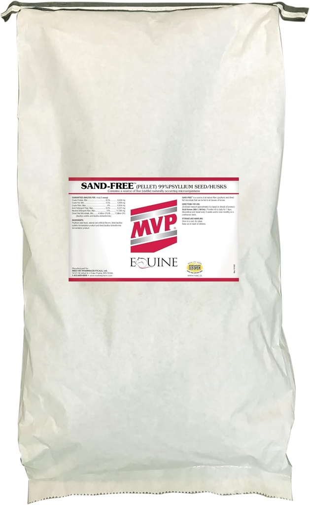 Sand-Free (25lb) Supporta la funzione intestinale sana in cavalli