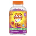 Metamucil Kids Fiber Gummies, No Sugar Aggiunto, 5g Prebiotic Plant-Based Fiber Supplement Blend, Misto di bacche aromatizzate, 120ct Gummies
