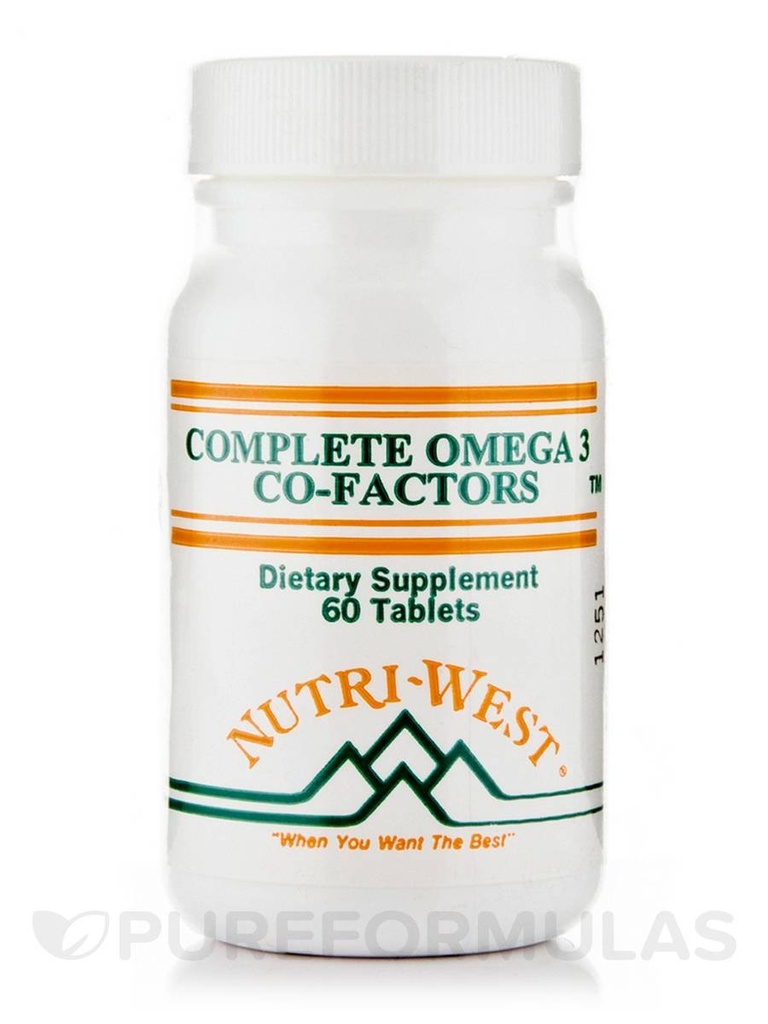 Completa Omega-3 Co-Factors (Adult Formula) - 60 compresse di Nutri West