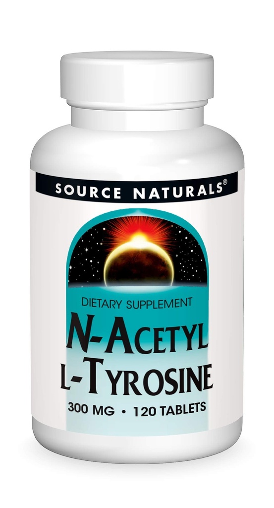 Fonte Naturals N-Acetyl L-Tyrosine Integratore alimentare - 120 compresse