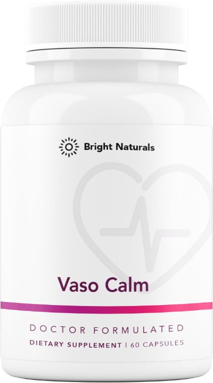 Vaso Calm - Integratore di bilanciamento del sangue sano - Caratteristiche Aglio Fermentato, Estratto di semi di semi di celeria e di uva, Ibiscus e vitamina K2 - Made in USA