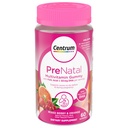 Gummie Multivitaminiche Prenatali Centrum con acido DHA e folico, bacche miste e aromi arancio - 60 Conte, alimentazione di 30 giorni