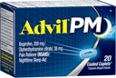 Advil PM (20 Conte) dolore Reliever/Nighttime Sleep Aid Coated Caplet, 200mg Ibuprofen, 38mg Diphenhydramine