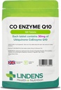 Co Enzima Q10 30mg (Co-Q10) 120 compresse di Lindens