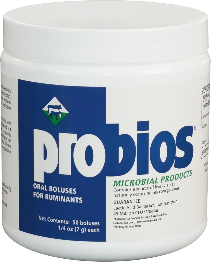 Probios Oral Boluses per Ruminanti, 1/4-Oncia