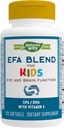 Miscela EFA di modo naturale per i bambini con vitamina E, Supporta la funzione occhio e cervello*, 120 Softgels