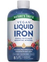 Gocce di ferro liquido di verità della natura Supplemento 18mg | Minerale essenziale | Vegan, Non OGM, Gluten Free