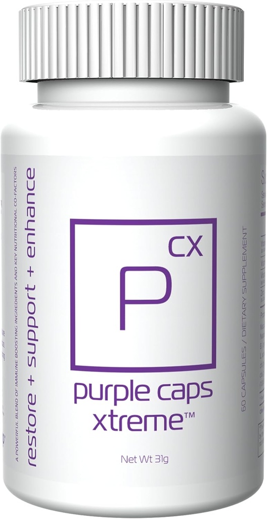 Global Purple Caps Xtreme - Integratore con Vitamine e Minerali di Rotkin Wellness - 60 Capsule