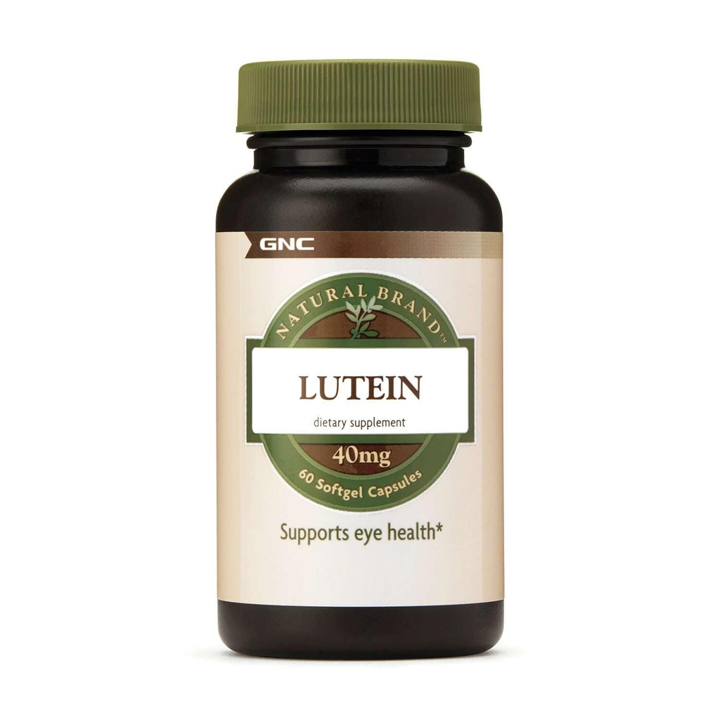 GNC Lutein 40mg, Supporta la salute degli occhi, 60 Softgels