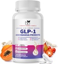 Akkermansia Probiotico Supplemento per donne e uomini, Prebiotici naturali per digestivo, salute del fegato, energia, salute generale, Supplemento digestivo con Soia lsoflavoni, Bromelain, 60 capsule